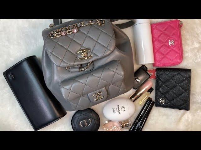 CHANEL 22A Grey Duma Backpack LGHW - Timeless Luxuries