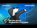 Митинг против блокировки Телеграма