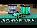 How to make a 3s 18650 battery pack  bms  lithium battery protection