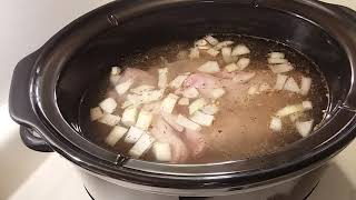 Pig feet in the slow cooker 

These were GOOD!!