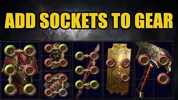 How to Add Sockets to Gear | PoE Beginner Guide
