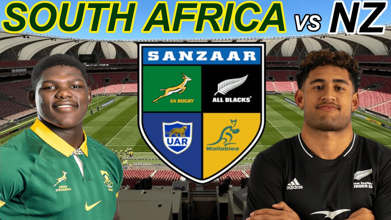 SOUTH AFRICA vs NEW ZEALAND u20 Rugby Championship 2025 Live Commentary ...