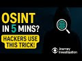 OSINT Explained in 5 Minutes | Learn How Hackers Gather Info