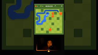 25 Apples in 7.155 seconds (WORLD RECORD) Google Snake - 5 Apple Start, Wall Mode, Small Map #shorts