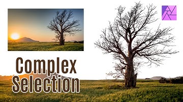 COMPLEX SELECTION | COMPLEX CUTOUT | AFFINITY PHOTO FOR IPAD TUTORIALS