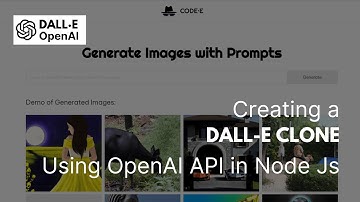 Creating a DALL-E Clone using OpenAI API in Node Js