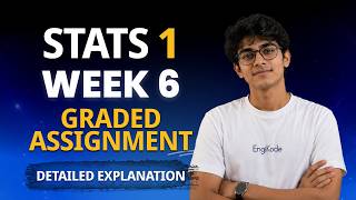 IITM BS Stats 1 Week 6 Graded Assignment | Complete Detailed Solutions | EngiKode