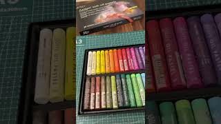 Mungyo gallery soft oil pastels | #shortsfeed #unboxing #artshorts screenshot 2