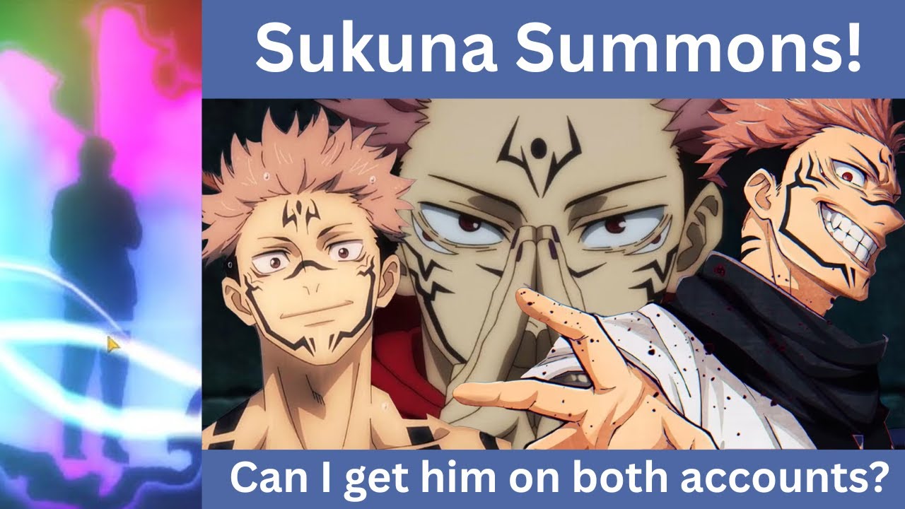 Sukuna summons on my 2 accounts! - Jujutsu Kaisen Phantom Parade