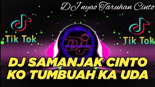 DJ MINANG TERBARU 2023 - SAMANJAK CINTO KO TUMBUAH KA UDA SIJANTUANG HATI ll NYAO TARUHAN CINTO