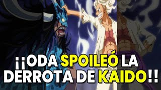 Eiichiro Oda spoiled Kaido's defeat over 7 years ago!! 🤯🤯 | One Piece Trivia ✅ #Shorts