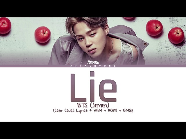 BTS (Jimin) - LIE (Color Coded Lyrics/Han/Rom/Eng) class=