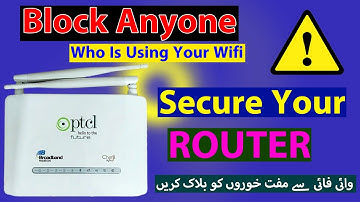 How To Secure PTCL Router WIFI | Block Someone From Your Internet WIFI | Technical Mushtaq