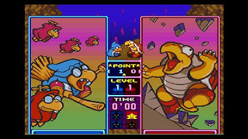 ZSNES - Tetris Attack - vs cpu lvl 7