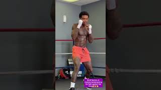 Erroll Spence  training hard preparing for fight against Tim Tyzu #boxing #boxinglover #errolspence