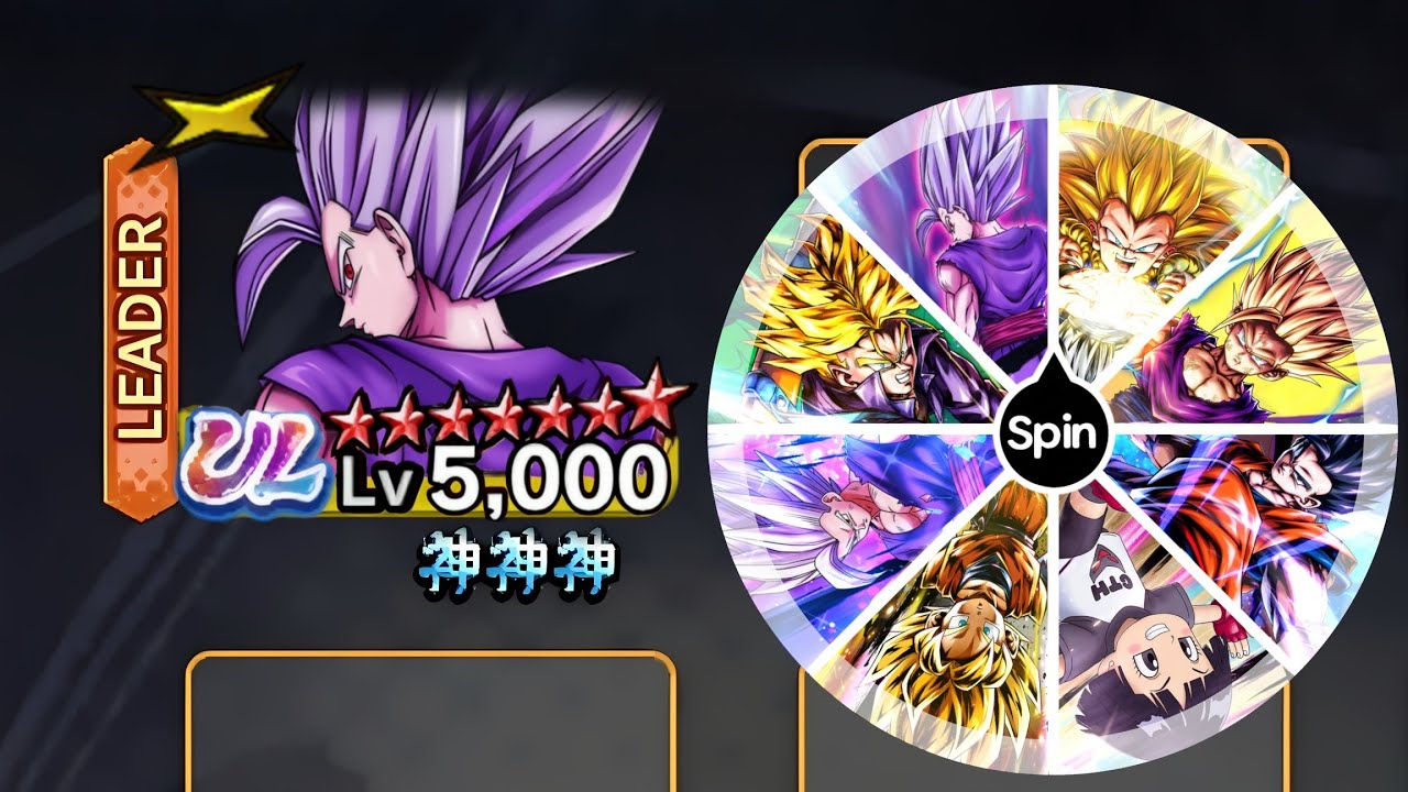 Team Randomizer will Decide Beast Gohan Hybrid Team!!!