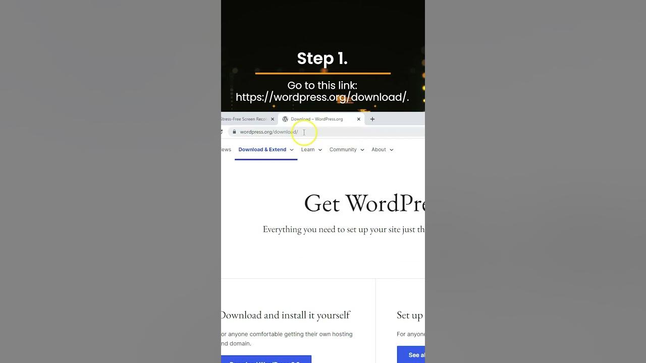 How to download wordpress step by step youtube