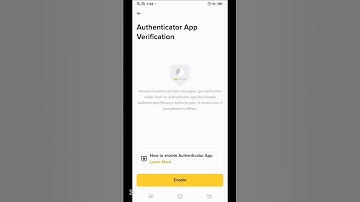 How to add and Enable Google Authenticator on Binance