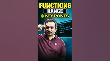 Functions Range Key Points #maths #eapcet2025 #functions