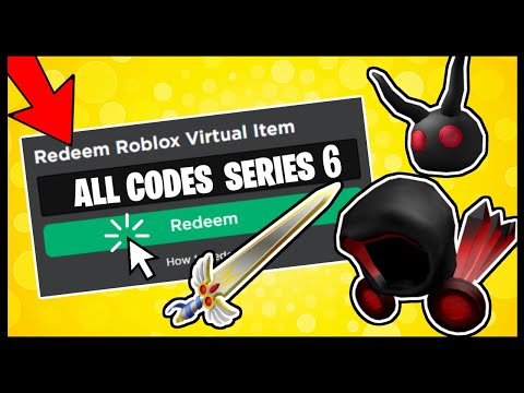 All Roblox Toy Code Items Series 6 Showcase Youtube - all roblox toy redeem code items get million robux