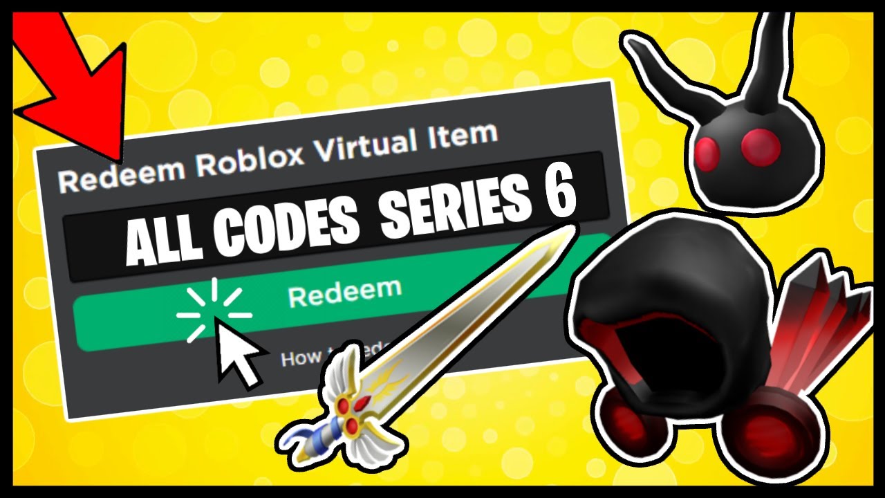 All Roblox Toy Code Items Series 6 Showcase Youtube - code for meant to be in roblox