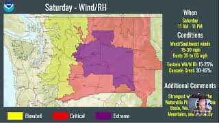 WA & North ID Fire Weather Briefing - July, 31, 2026
