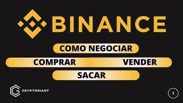 Como comprar e vender bitcoin ou criptomoedas na melhor do mundo binance? tutorial completo.