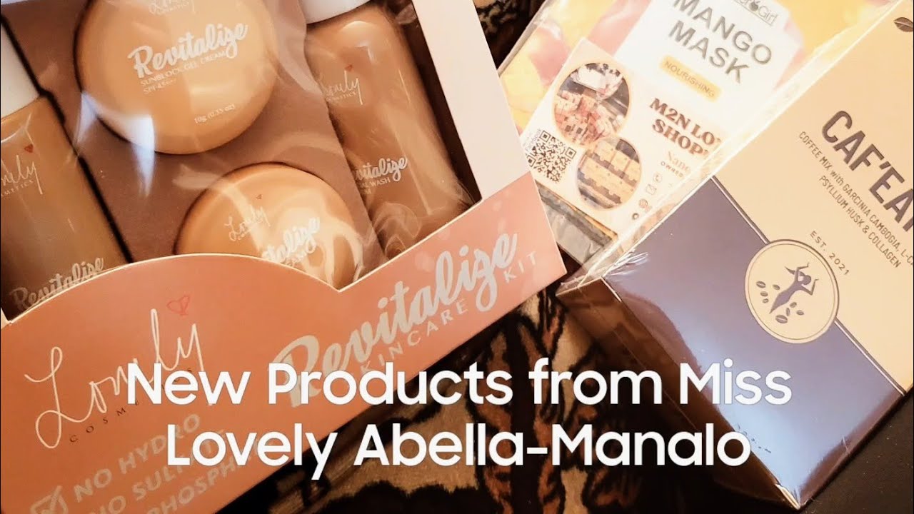 Lovely Revitalize Skin Care/ Caf'eatte Unboxing