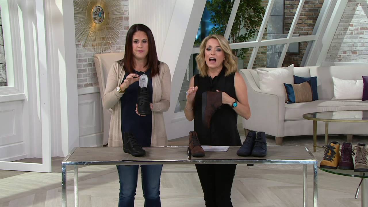 Clarks Cloud Steppers Gore Lace-up Boots - Sillian Jane on QVC