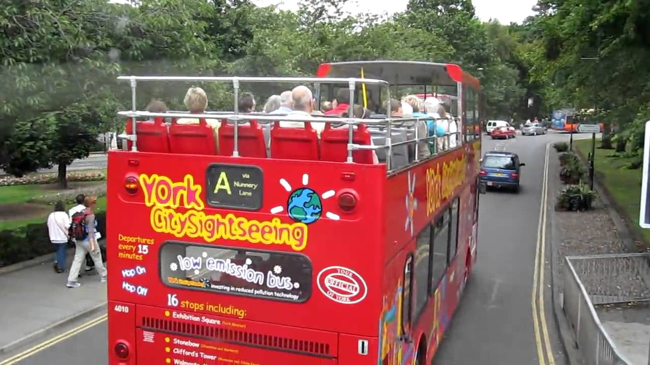 Open Top bus York YouTube