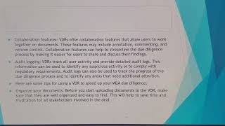 Accelerate M&A Success: Virtual Data Rooms in Due Diligence | Cloudy Insights