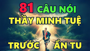 81 Câu nói của ngài Thích Minh Tuệ để lại trước khi Ẩn Tu làm Thức Tỉnh Nhân Loại