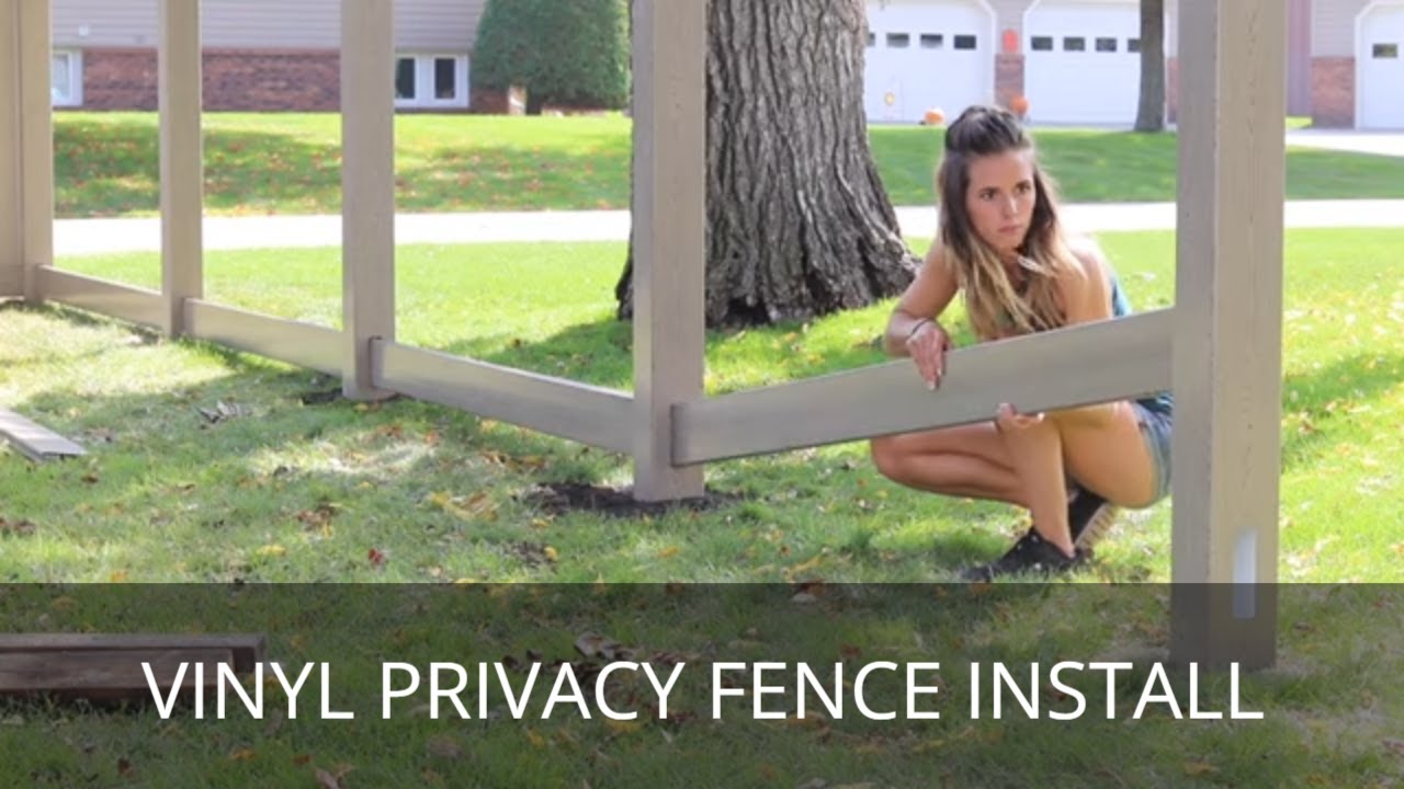 How To Install Vinyl Privacy Fence Slats Newlineplug - vrogue.co