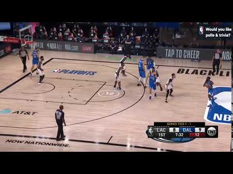Clippers Mavs Game 3   Mavs stagger iverson cut + corner flare 1