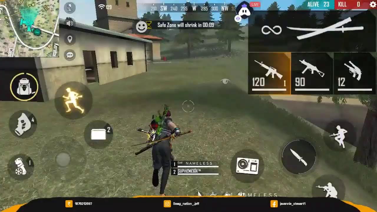 NEVER TRY THIS IN GARENA FREE FIRE TRAINING TO GET BETTER LIKE NOZY FF