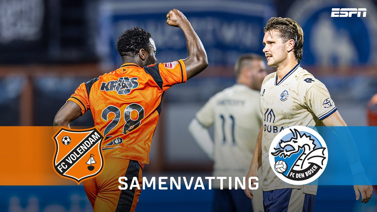 MANU met zijn EERSTE GOAL voor FC VOLENDAM in DUEL met 5 GOALS | Samenvatting Volendam - Den Bosch