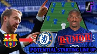 CHELSEA 🔵 PREDICTED LINEUP | Rumors and Transfers | Ousmane Dembele Under Graham Potter | 3-4-3