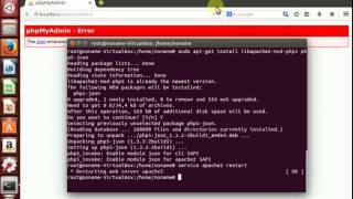 Phpmyadmin error : The json extension is missing(, 2015-11-04T03:42:25.000Z)