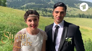 Hinter den Kulissen von Elenis und Leanders Traumhochzeit | Sturm der Liebe