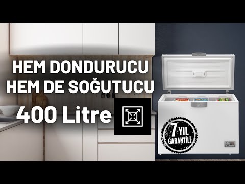 3401 J SANDIK TİPİ DERİN DONDURUCU - HEM DONDURUCU HEM DE SOĞUTUCU!