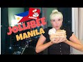 British Couple FINALLY try Filipino fast food Jollibee for the first time in Manila - Philippines!