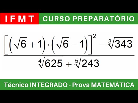 IFMT Curso Preparatório 23/24 🎯 Prova #IFMT 2023 MATEMÁTICA