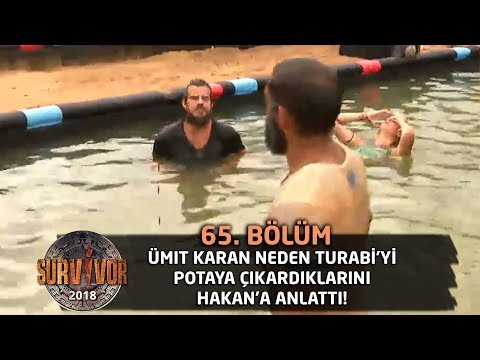 Ümit Karan neden Turabi'yi potaya çıkardıklarını Hakan'a anlattı! | 65. Bölüm | Survivor 2018