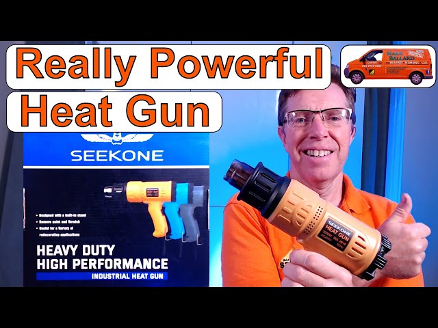 SEEKONE Heat Gun 1800/2000W Hot Air Gun Kit with Dual-Temperature Settings  HG886