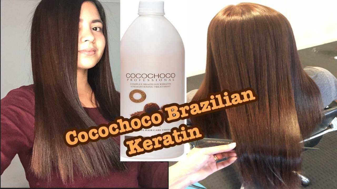 DIY Brazilian Keratin Treatment At Home| CocoChoco Brazilian Keratin - YouTube
