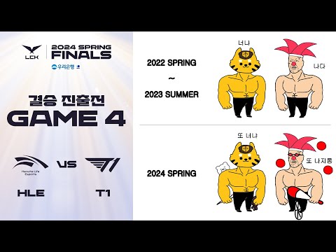 360도 달라진 결승 | HLE vs. T1 게임4 하이라이트 | 04.13 | 우리은행 2024 LCK 스프링 결승진출전