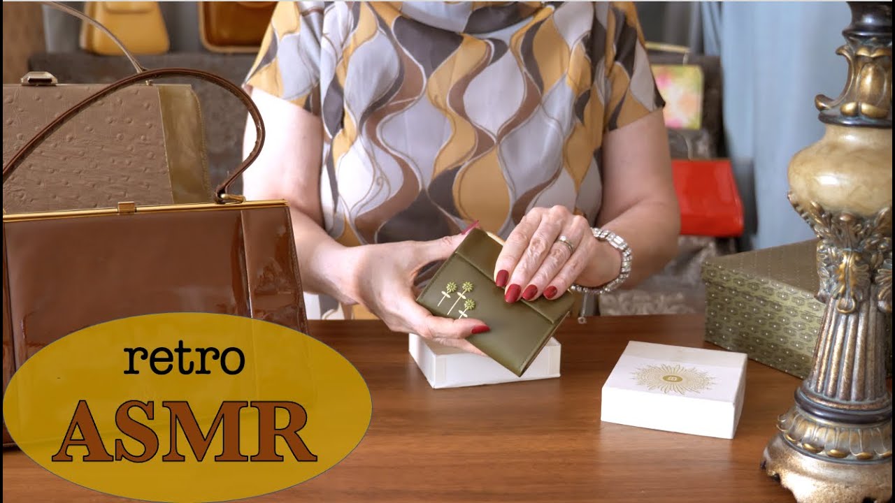 1960s Handbag Counter 👜 ASMR Patent Leather, Sticky Fingers, Random