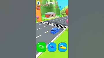 Shape shifting game play | level 3 | android games #shorts
