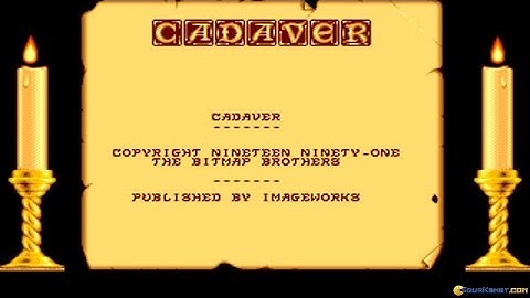 Cadaver gameplay (PC Game, 1990)