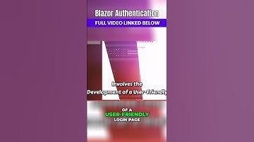 Blazor Authentication .Net 8 - #dotnetcore #aspnetcore #blazor